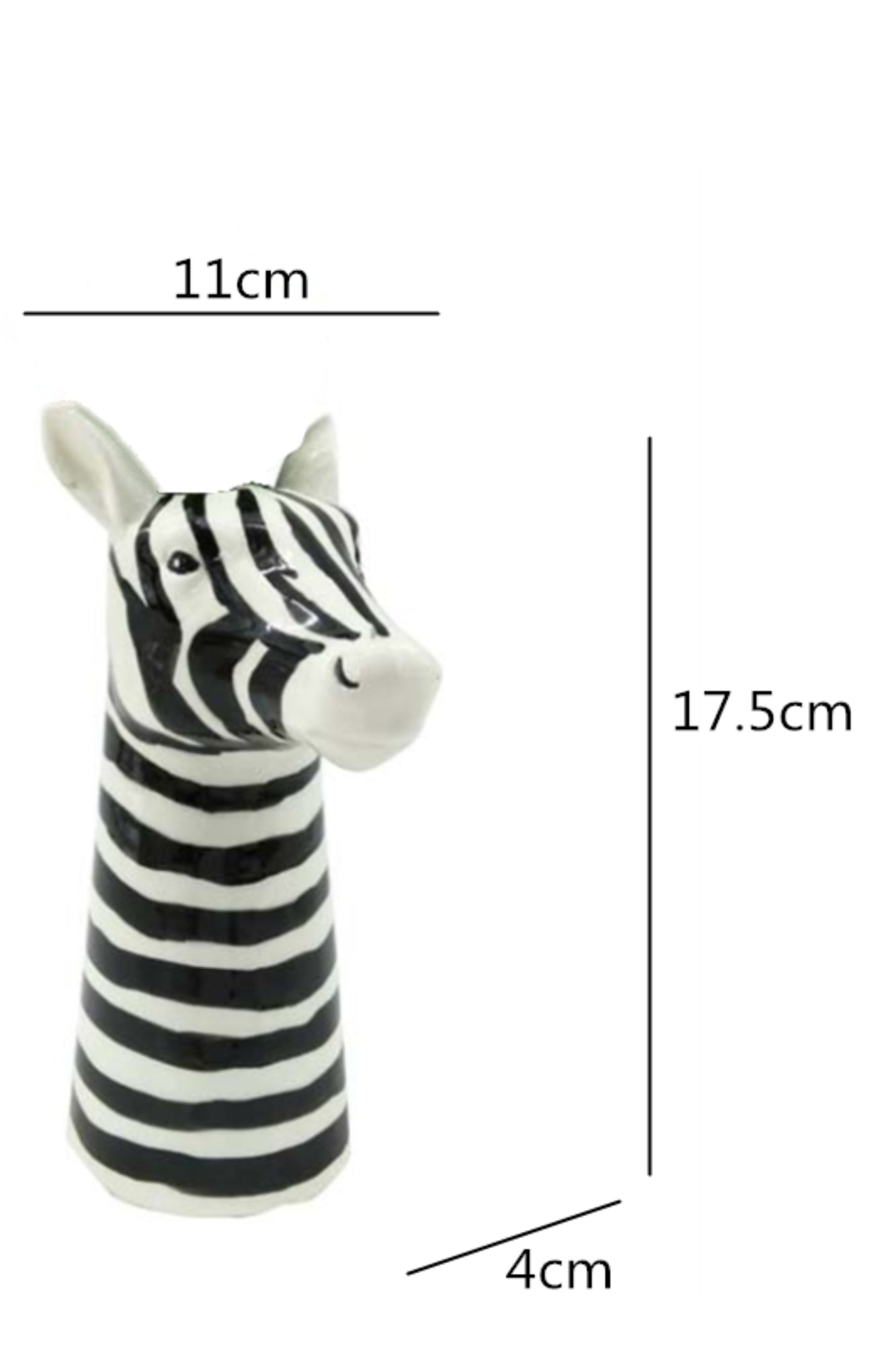 Vaso Decorativo Zebra