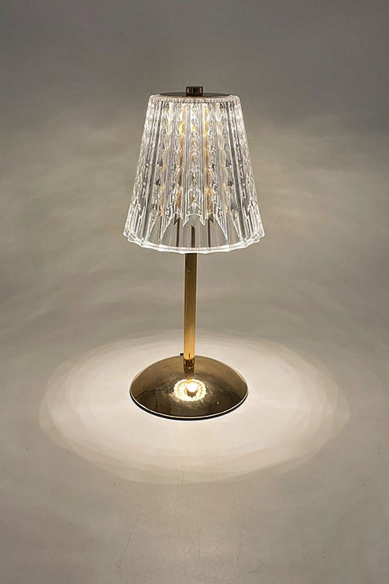 Luminária de Mesa Cristal Luxo