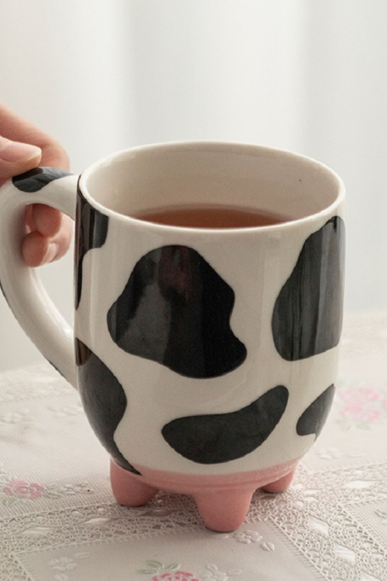 Caneca de Cerâmica Modelo Vaca