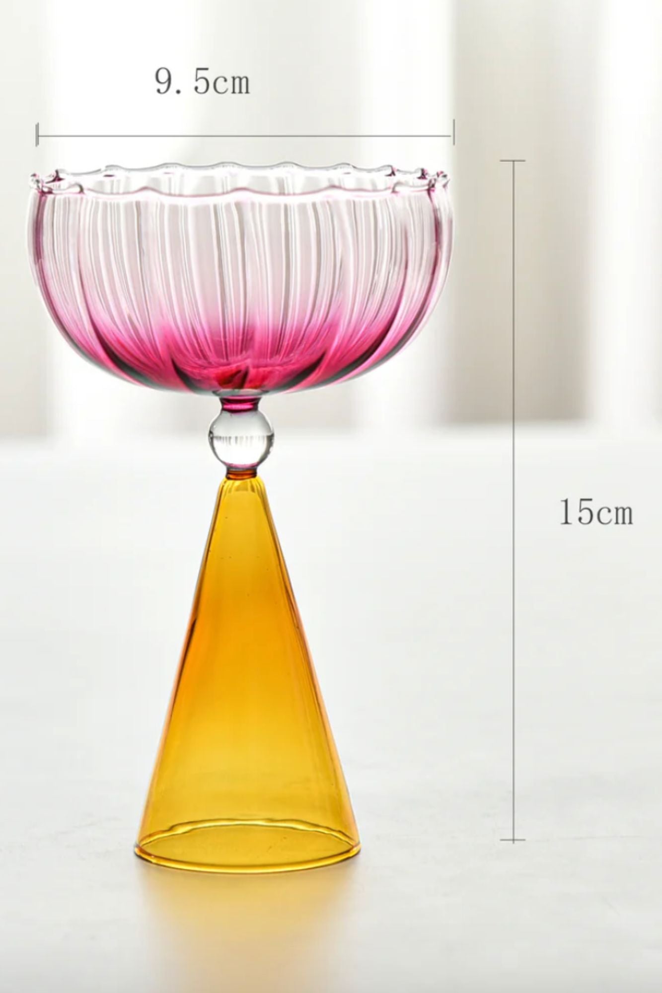 Taça Estilo Nordico Pintada a Mao