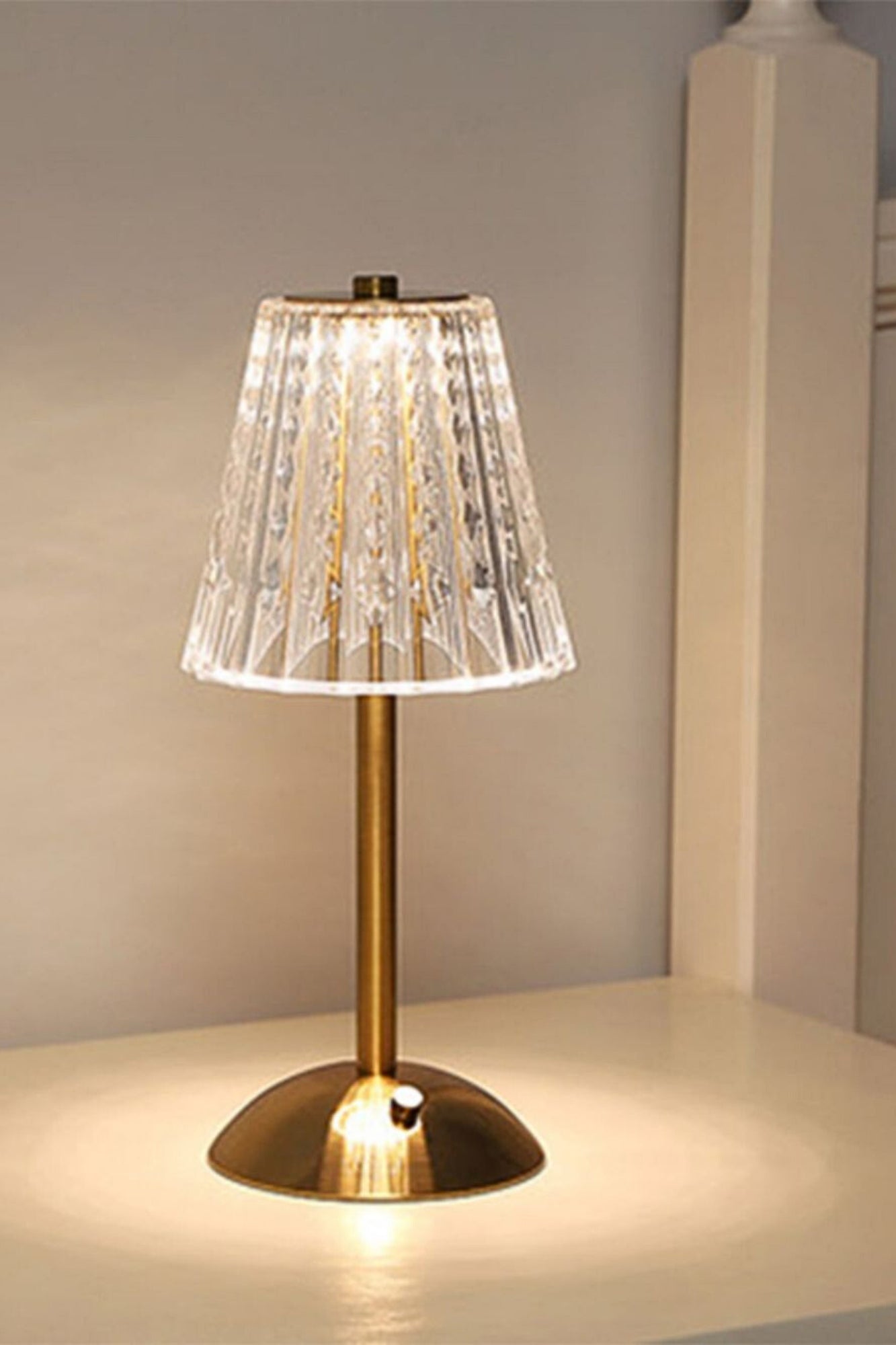 Luminária de Mesa Cristal Luxo