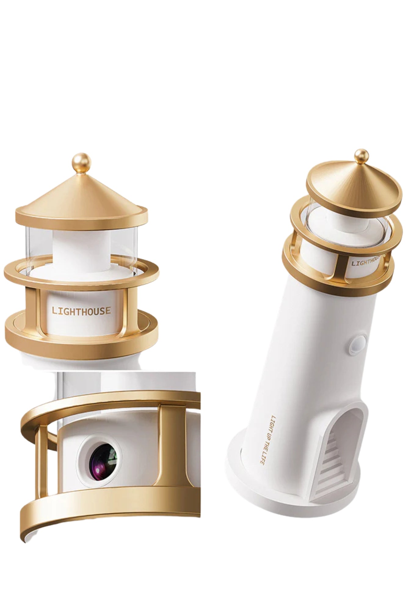 Luminária Farol Projeção Lunar