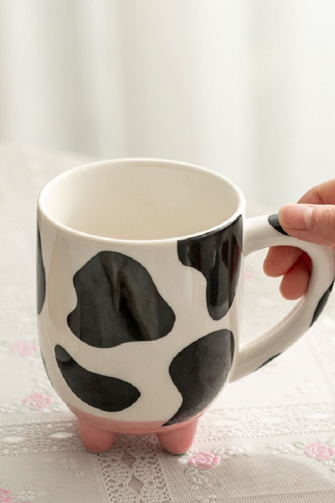 Caneca de Cerâmica Modelo Vaca