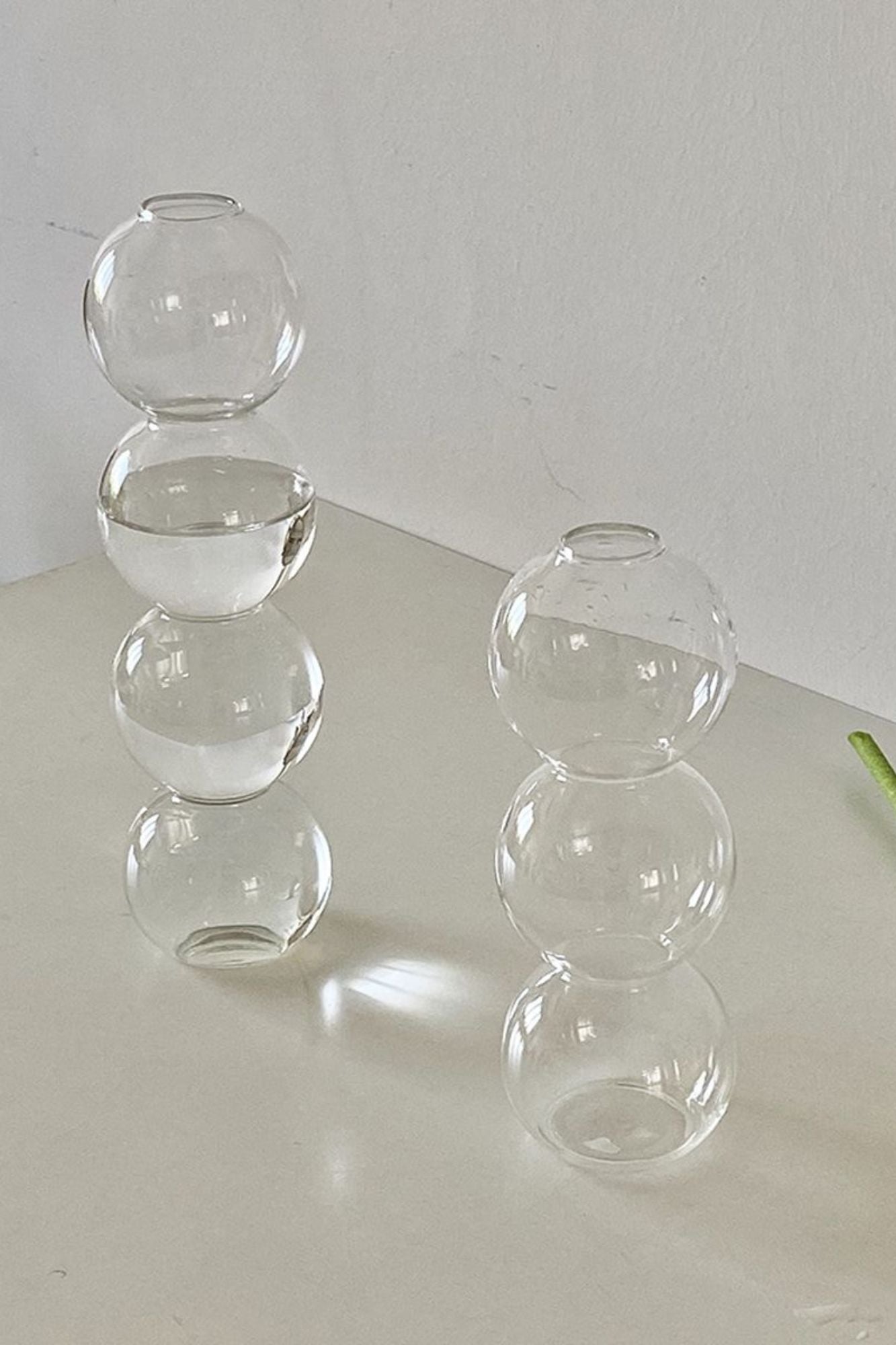 Vaso de Vidro Bolha Hidropônico