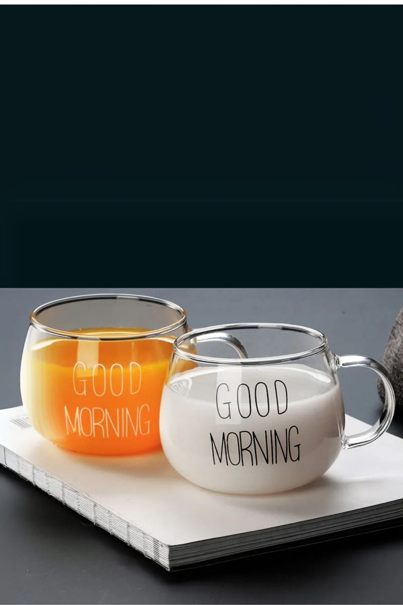 Caneca de Good Morning em Vidro