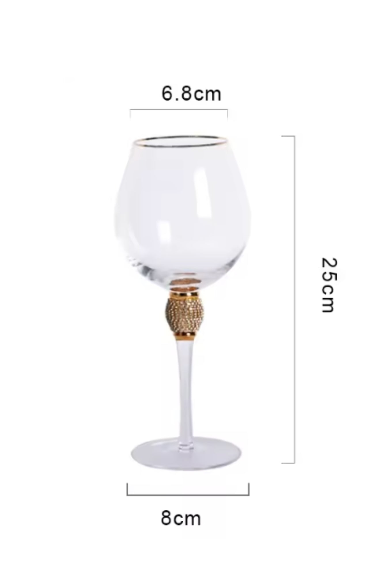 Taça de Vinho em Cristal