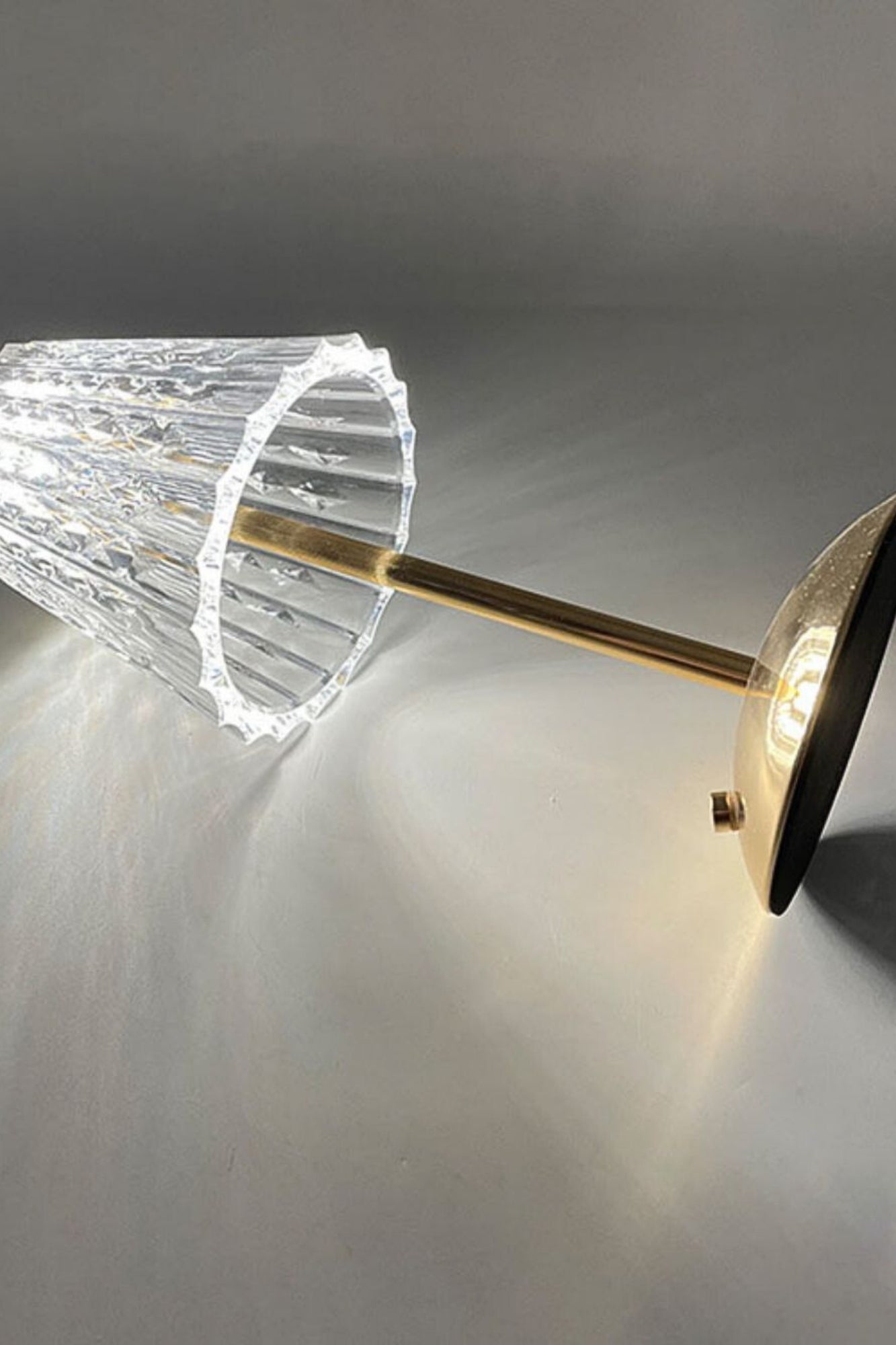 Luminária de Mesa Cristal Luxo
