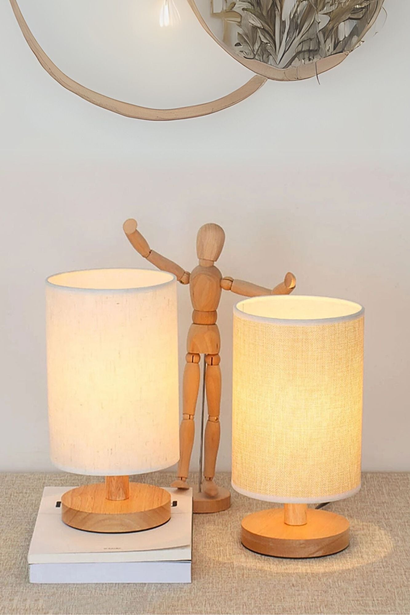 Luminária de Mesa Abajur Linho