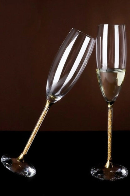 Taça de Champanhe em Cristal