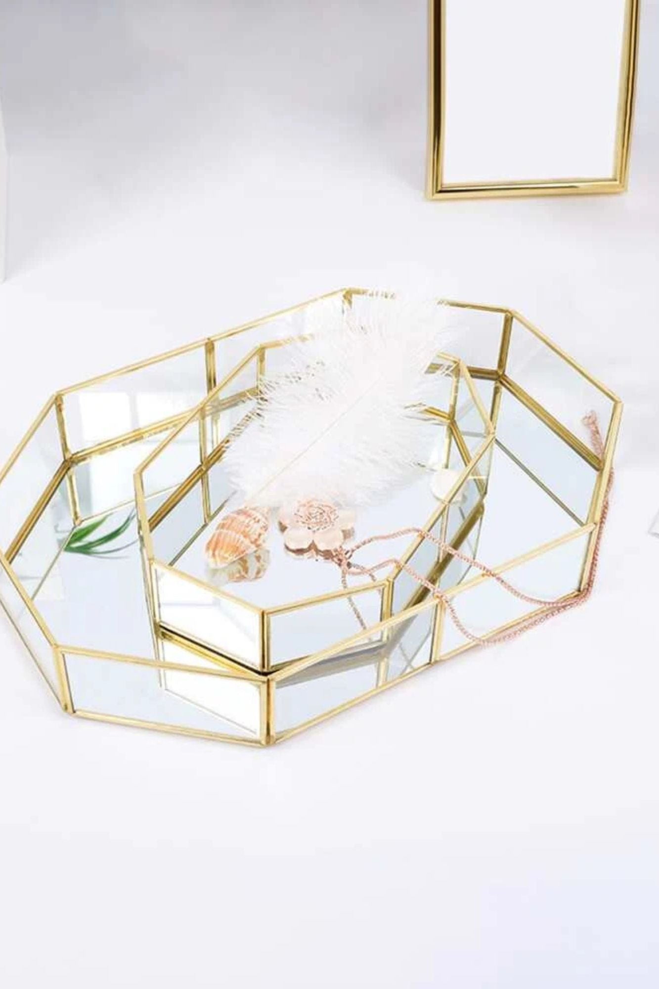 Bandeja Decorativa Gold