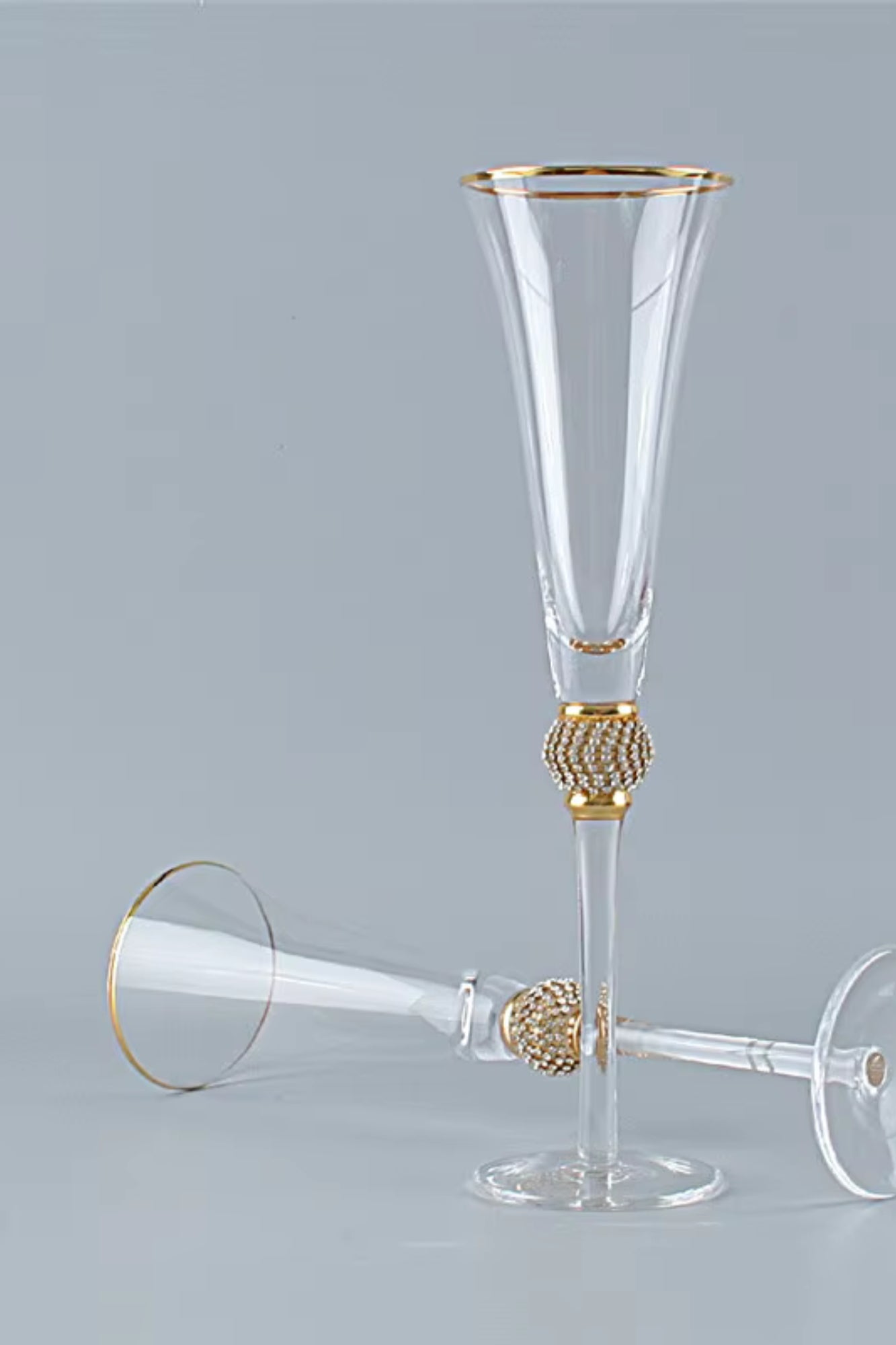 Taça de Champanhe em Cristal