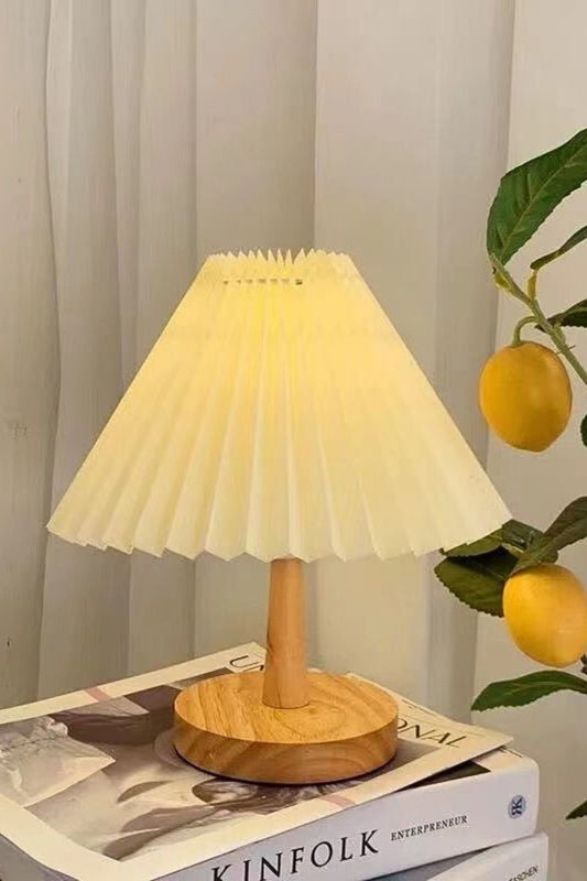 Luminária de Mesa Abajur de Madeira