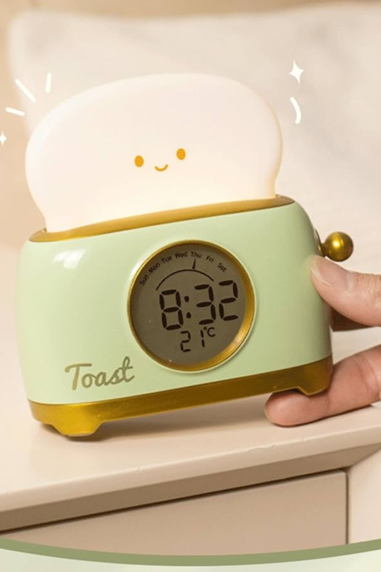 Luminária Despertador Torradeira