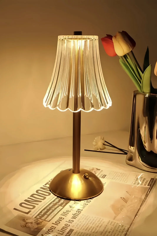 Luminária de Mesa LED Cristal