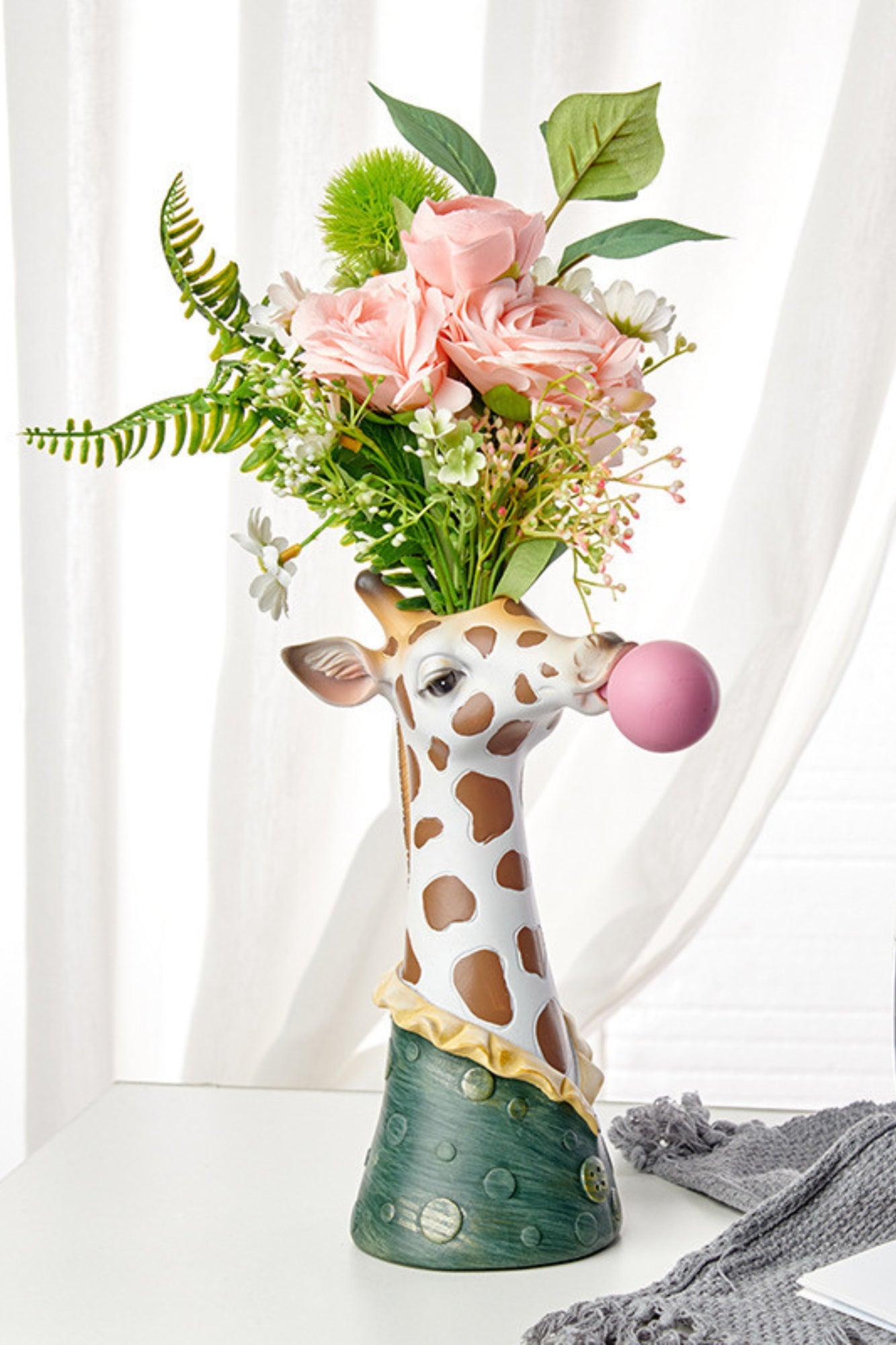 Vaso de Flores Girafa / Zebra