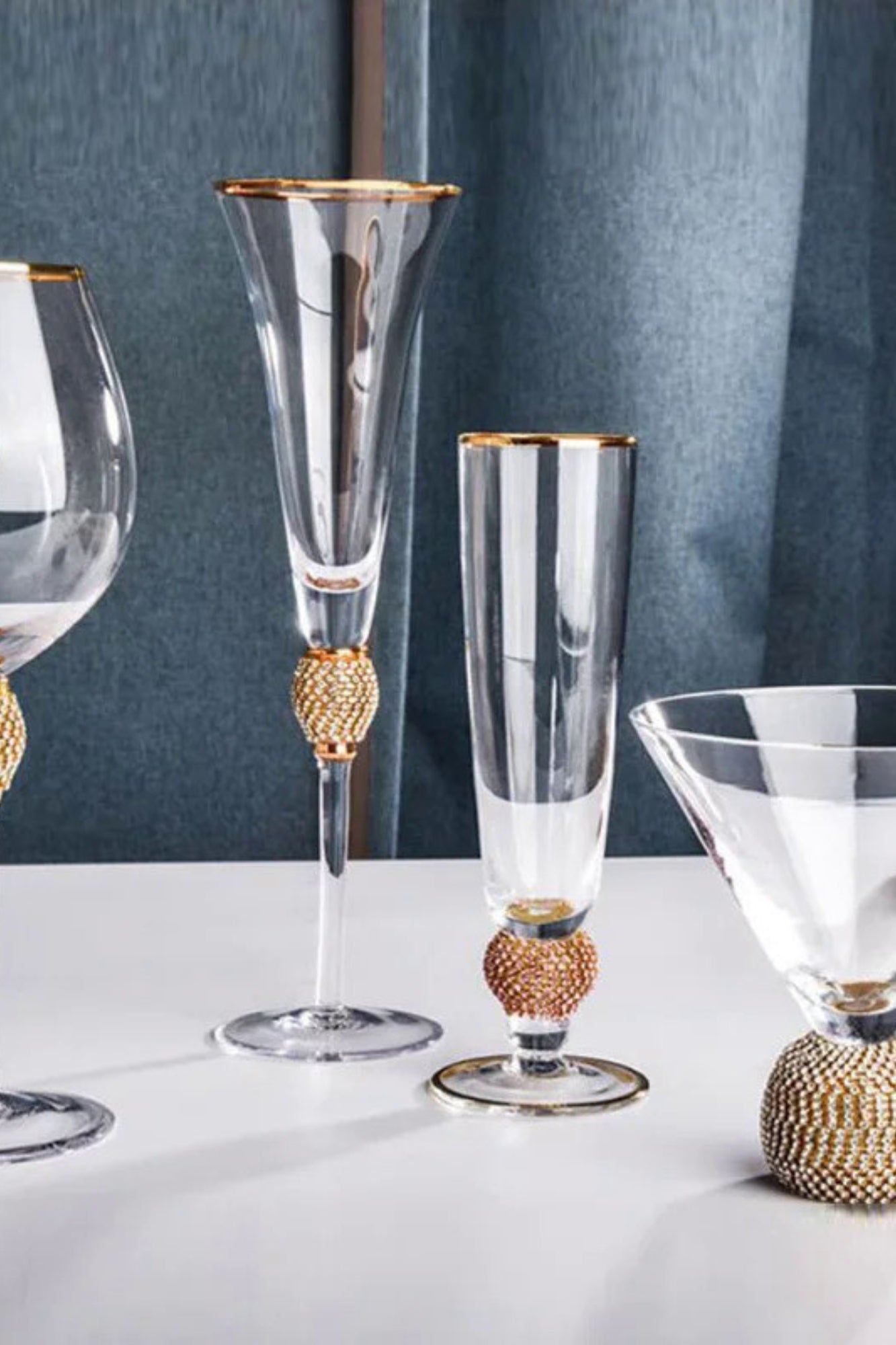 Taça de Champanhe em Cristal