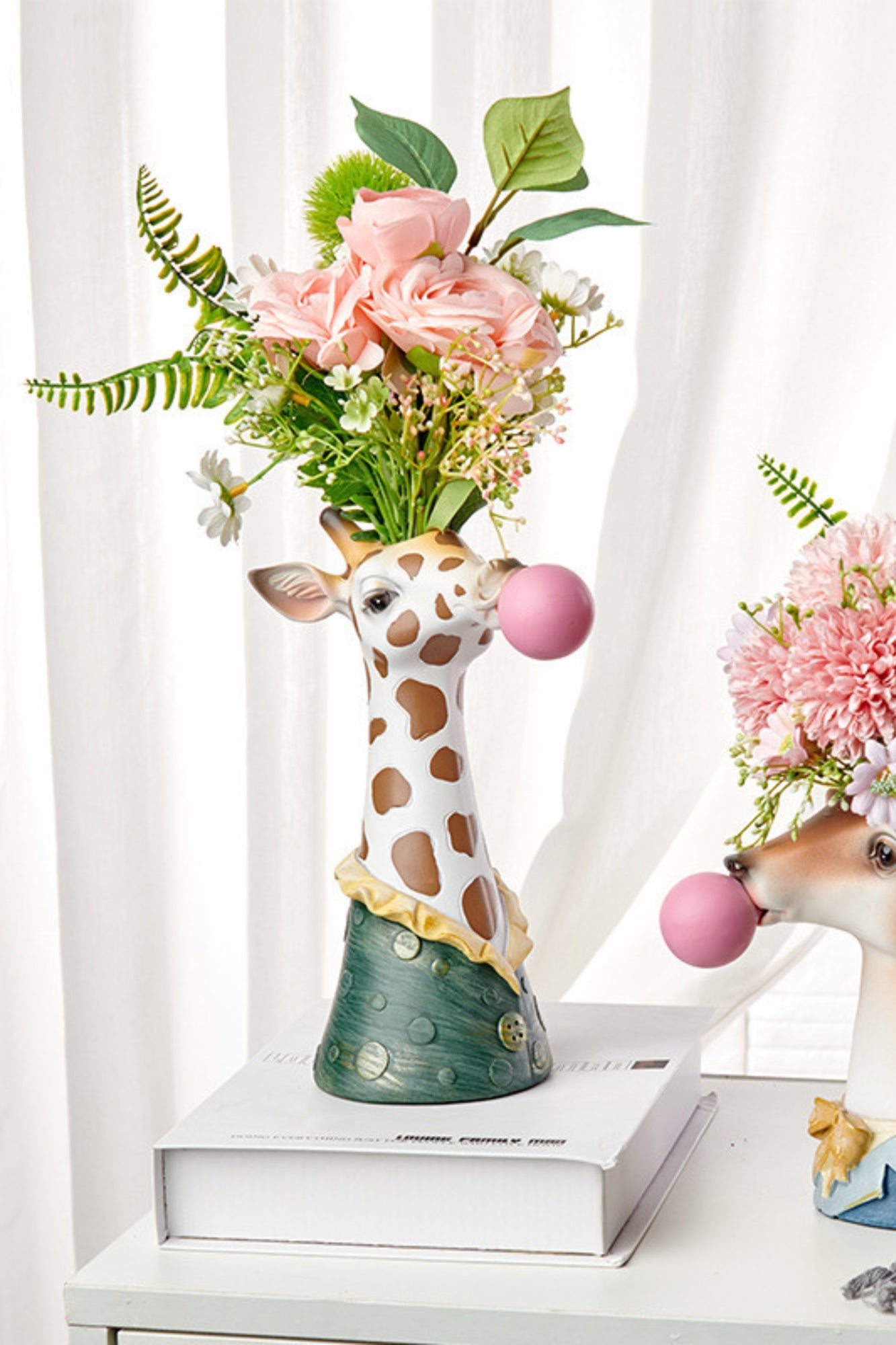 Vaso de Flores Girafa / Zebra